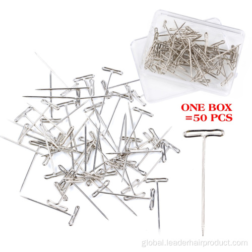 T Pins Needles T Shape Wig T-Pins Needles for Wig Weaving Manufactory